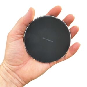 Black Mobile Phone Wireless Charger Pad